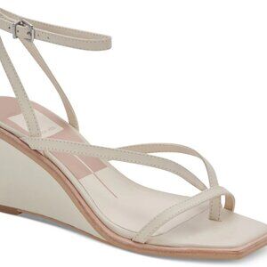 Dolce Vita - Ivory Gemini Ankle Strap Wedge Sandal - Size 7